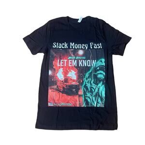 Black Stack money fast T-shirt size M